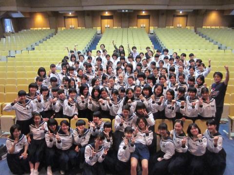 女子高校集合写真 